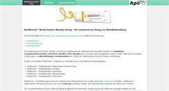 Desktop Screenshot of honig-wundheilung.de